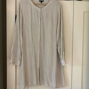 Eileen Fisher Striped Silk Shirt